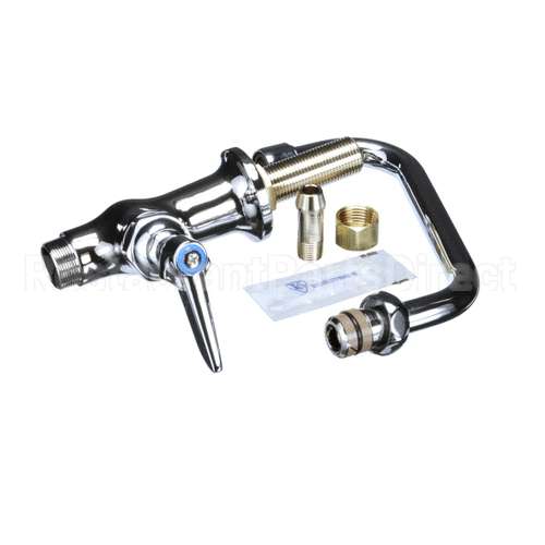 B-0207 T&S Brass Single Pantry Faucet, Single Hole Base,
