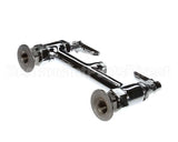 B-0220-LN T&S Brass Double Pantry Swivel Base Faucet, Deck M