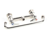 B-0221 T&S Brass Double Pantry Faucet, Deck Mount, 8 Cent