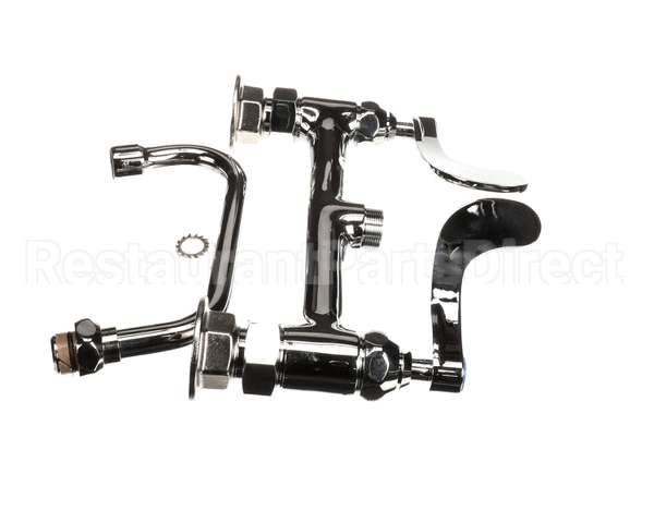 B-0222-WH4 T&S Brass Double Pantry Faucet 8 Deck Mount Eter