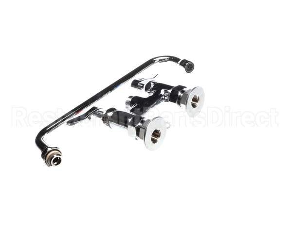 B-0225-CR T&S Brass Double Pantry Faucet Deck Mount 4 Cent