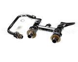 B-0228-CC T&S Brass Double Pantry Faucet, Deck Mount, 4 Cent