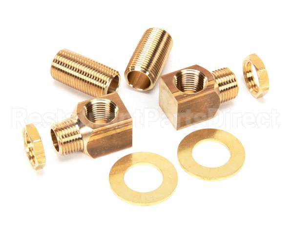 B-0230-K T&S Brass Installation Kit, 1/2 Npt Nipple, Lock N