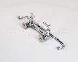 B-0230 T&S Brass Double Pantry Faucet, Wall Mount, 8 Cent