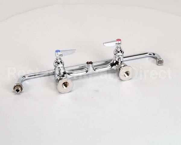 B-0230 T&S Brass Double Pantry Faucet, Wall Mount, 8 Cent