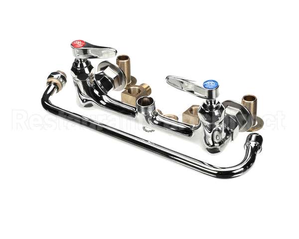 B-0231-02 T&S Brass 8 Wall Mount Faucet 12 Npt Elbows 12