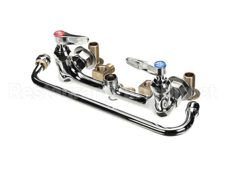 B-0231-02 T&S Brass 8 Wall Mount Faucet 12 Npt Elbows 12