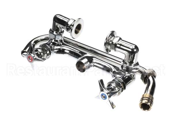 B-0293 T&S Brass Big-Flo Mixing Faucet, 8 Deck Mount, 12