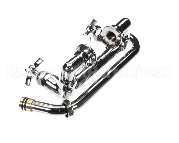 B-0293 T&S Brass Big-Flo Mixing Faucet, 8 Deck Mount, 12