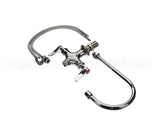 B-0300-CR T&S Brass Double Pantry Faucet, Single Hole Base,