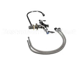 B-0300-CR T&S Brass Double Pantry Faucet, Single Hole Base,