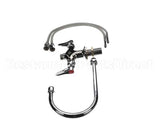 B-0300-CR T&S Brass Double Pantry Faucet, Single Hole Base,