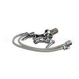 B-0300-LN T&S Brass Double Pantry Swivel/Rigid Base Faucet,