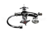 B-0316 T&S Brass Vertical Double Pantry Faucet, Wall Moun