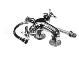 B-0316 T&S Brass Vertical Double Pantry Faucet, Wall Moun