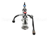 B-0325-CR T&S Brass 4 Cc Double Pantry Faucet Swivel Goose