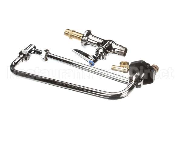 B-0591 T&S Brass Pot Filler, Deck Mount, Single Temp, 24