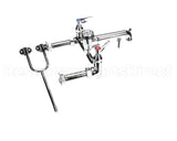 B-0655-BSTP T&S Brass Service Sink Faucet Wall Mount 8 Cente