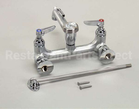 B-0665-BSTR T&S Brass Service Sink Faucet, Wall Mount, 8 Cente