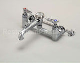 B-0665-BSTR T&S Brass Service Sink Faucet, Wall Mount, 8 Cente
