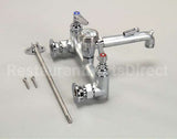 B-0665-BSTR T&S Brass Service Sink Faucet, Wall Mount, 8 Cente
