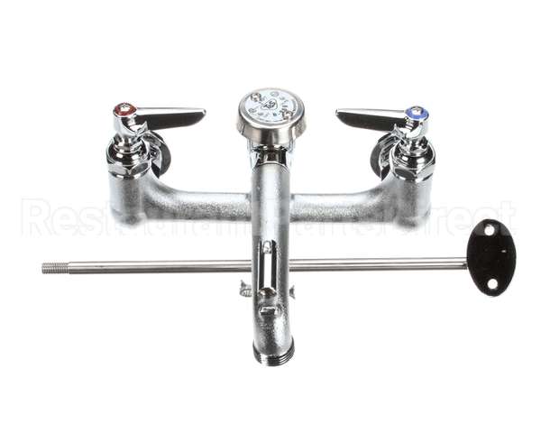 B-0665-RGH T&S Brass Service Sink Faucet, Wall Mount, 8 Cente