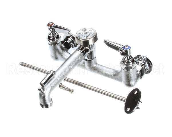 B-0665-RGH T&S Brass Service Sink Faucet, Wall Mount, 8 Cente