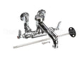B-0667-POL T&S Brass Service Sink Faucet, Wall Mount, Adjusta