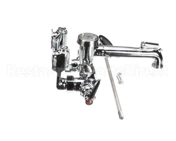 B-0667-POL T&S Brass Service Sink Faucet, Wall Mount, Adjusta