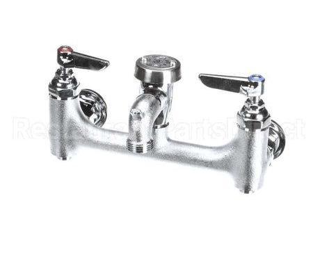 B-0674-BSTR T&S Brass Service Sink Faucet, Wall Mount, 8 Cente