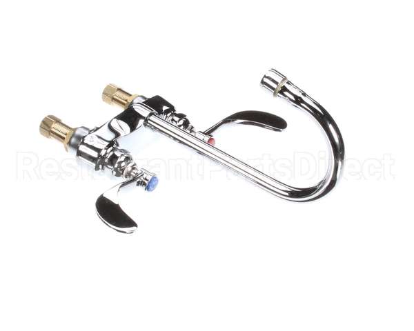 B-0892-01 T&S Brass Medical Fct, Deck Mt, Swivel/Rigid Goose