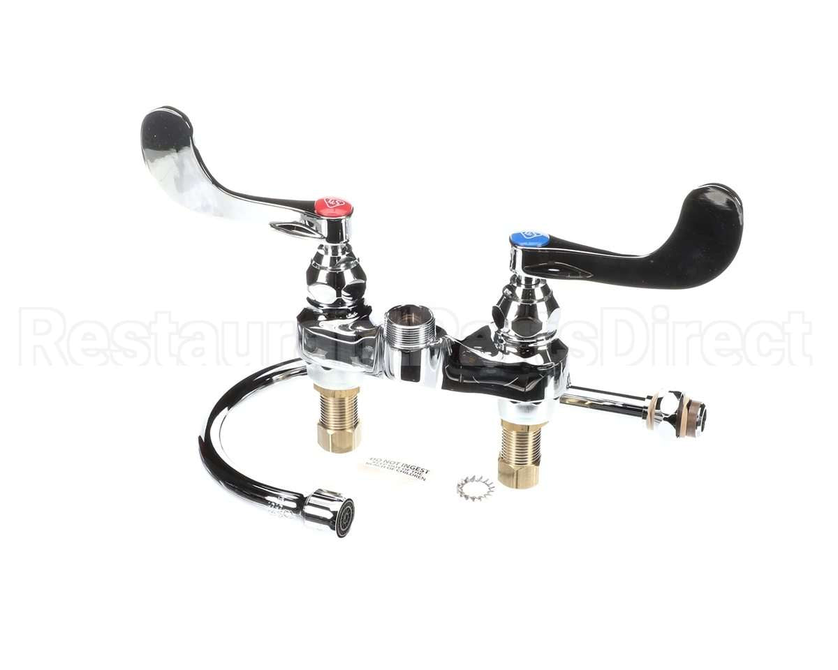 B-0892-122X-LAM T&S Brass Medical Fct, Deck Mt, Swivel/Rigid Goose