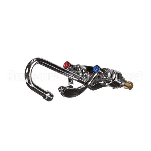 B-0892 T&S Brass Medical Fct, 4 Deck Mt, Swivel/Rigid Goo