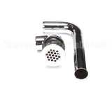 B-0898-OF T&S Brass Grid Drain Assembly, Offset, Polished Ch