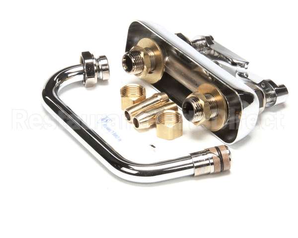 B-1100 T&S Brass Workboard Faucet, Deck Mount, 3-1/2 Cent