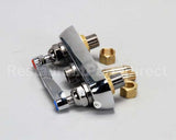 B-1110-LN T&S Brass Workboard Faucet, Deck Mount, 4 Centers,