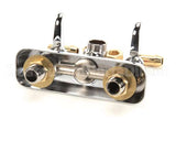 B-1115-LN T&S Brass Workboard Faucet, Wall Mount, 4 Centers,