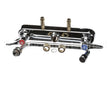 B-1121 T&S Brass Workboard Faucet, Deck Mount, 8 Centers,