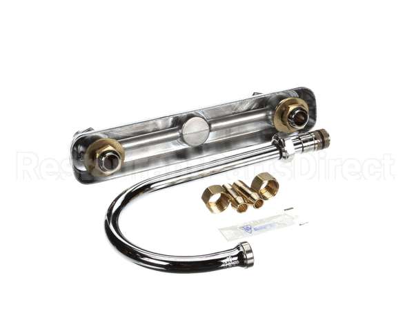B-1142 T&S Brass Workboard Faucet, Deck Mount, 8 Centers,