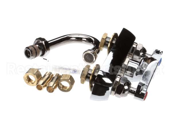 B-1146-01 T&S Brass Workboard Faucet, Wall Mount, 4 Centers,