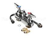 B-1146-02A T&S Brass Workboard Faucet, 4 Wall Mount, 017907-4