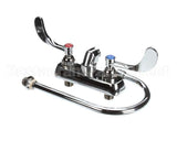 B-1146-04 T&S Brass Workboard Faucet, Wall Mount, 4 Centers,