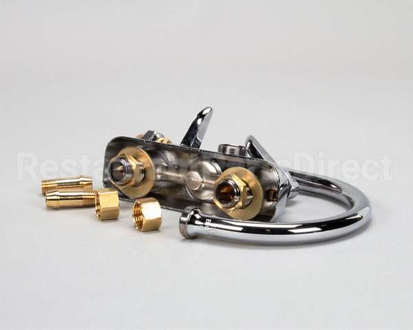 B-1146 T&S Brass Workboard Faucet, 4 Wall Mount, 133X Swi