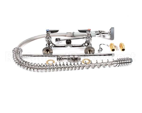 B-2278 T&S Brass Prerinse 8 Wall Mount Base Vacuum Bre