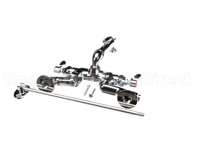 B-2345 T&S Brass Service Sink Faucet, Polished Chrome Fin