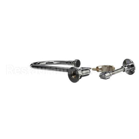 B-2456-W T&S Brass Wall Mount Elbow, 123X Rigid Gooseneck,