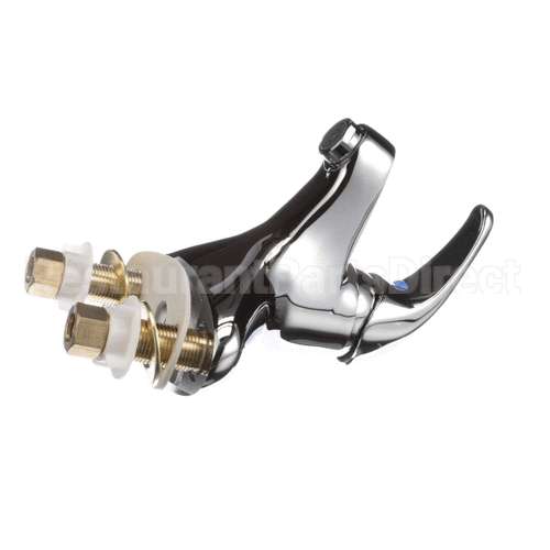 B-2711 T&S Brass Single Lever Faucet, 4 Centerset, 4 Hand