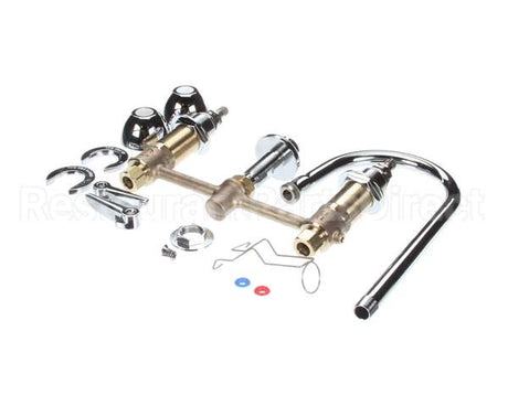 B-2850 T&S Brass Lav Faucet Concealed Bdy 8 Centers Qt