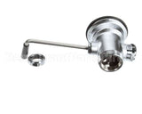 B-3942-XS T&S Brass Waste Drain Valve, Short Twist Handle, 3