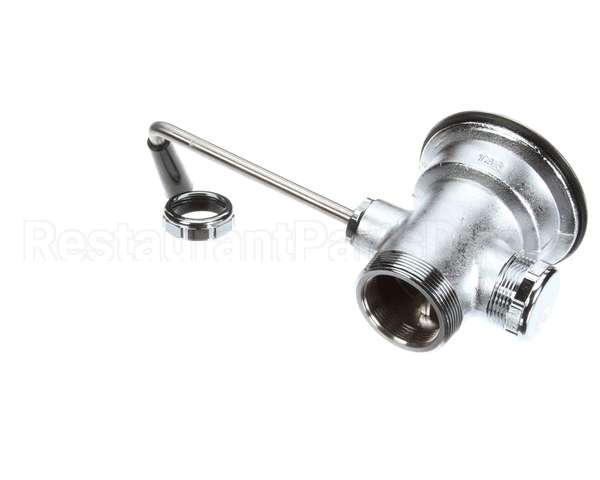 B-3942-XS T&S Brass Waste Drain Valve, Short Twist Handle, 3